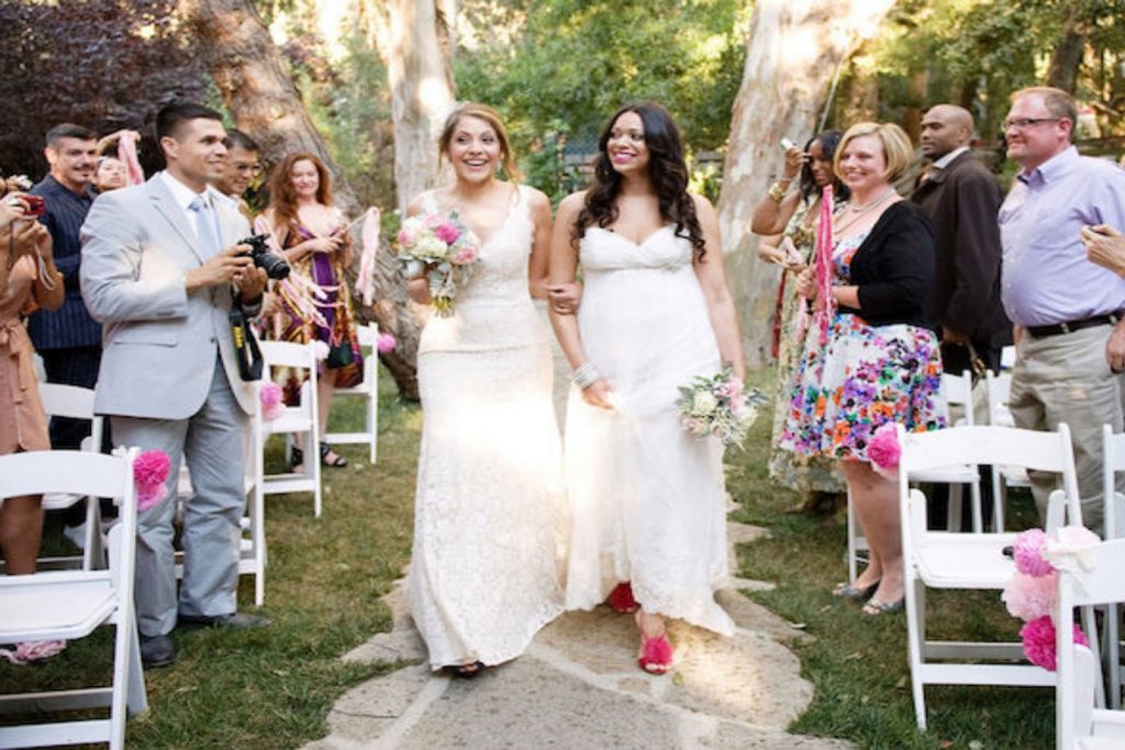 Backyard Wedding Ceremony